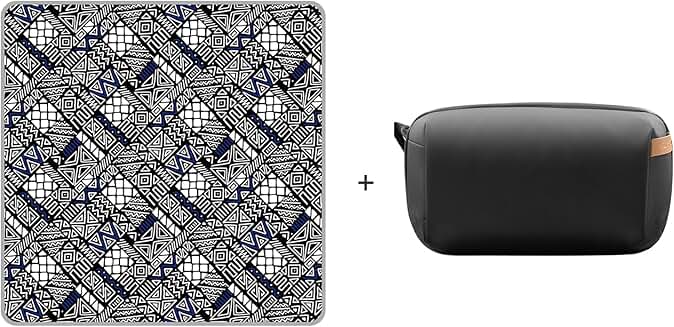 Black Protective Lens Wrap and Organizer Bag