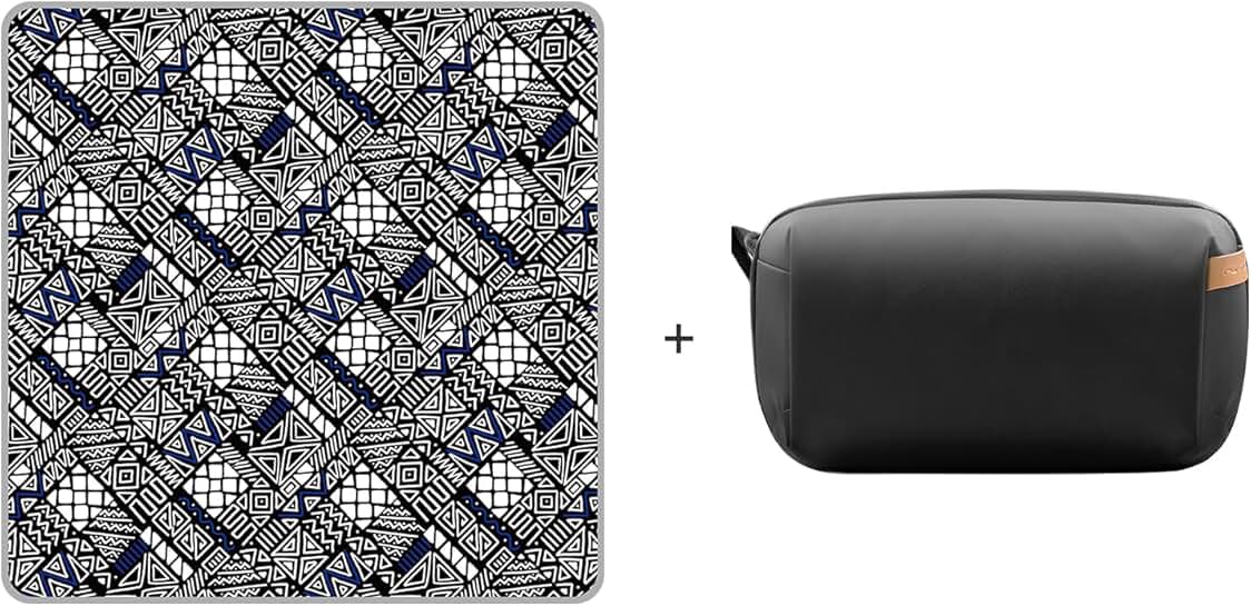 Black Protective Lens Wrap and Organizer Bag