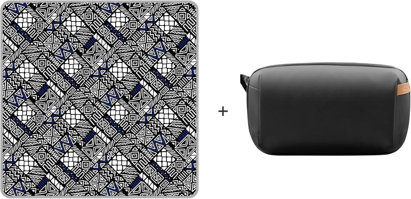 Black Protective Lens Wrap and Organizer Bag
