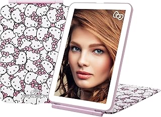 Hello Kitty Mini Tri-Tone Makeup Mirror with LED and Flip Cover