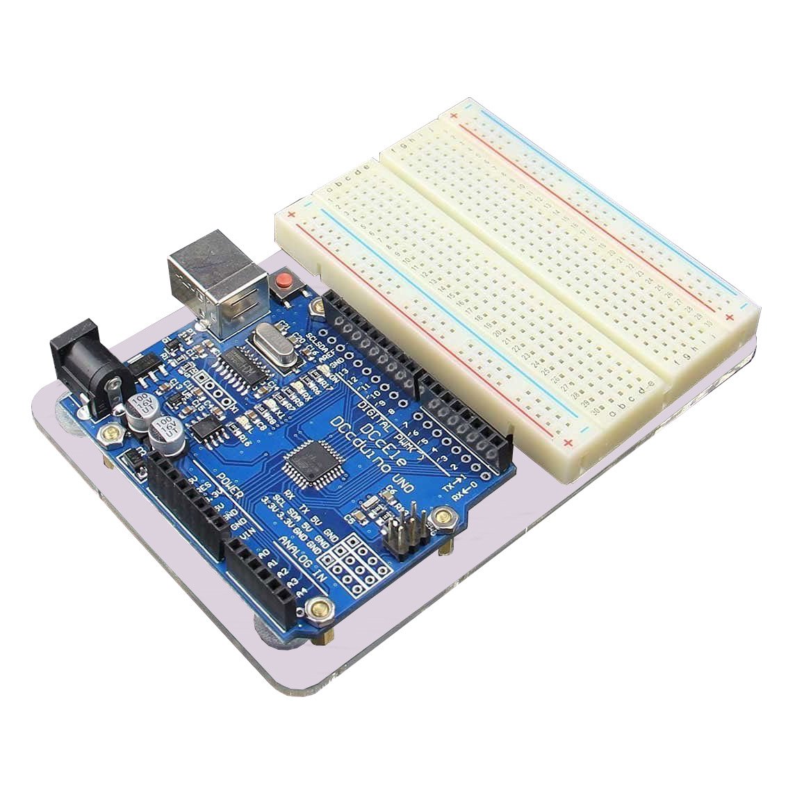 Acrylic Transparent Base Plate and Terminal for Breadboard