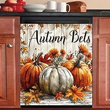 Autumn Pumpkins Kitchen Magnet Cover for Dishwasher