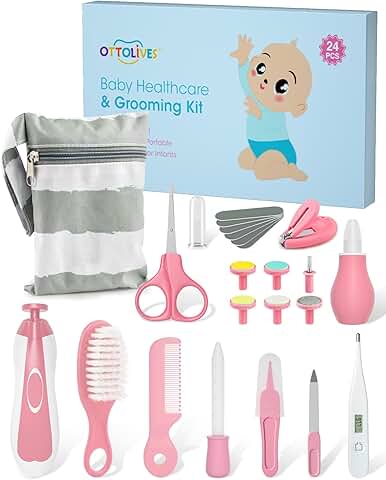 24-in-1 Baby Nail and Grooming Kit for Infants and Toddlers