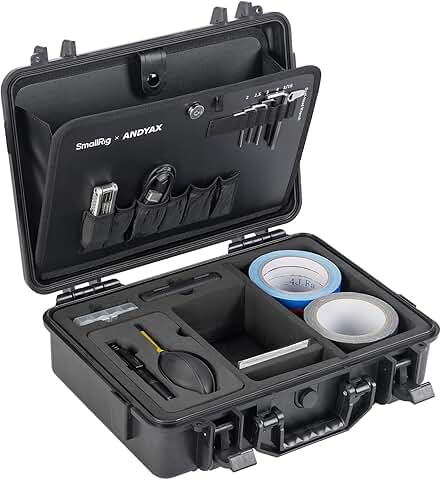 Creator Toolbox with Hard Case, Lens Cleaning, Data Storage, and Labeling