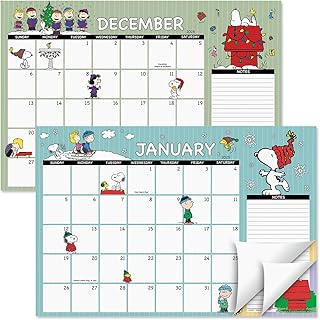 2025-2026 Peanut Desk Calendar, 11x16.25 inches