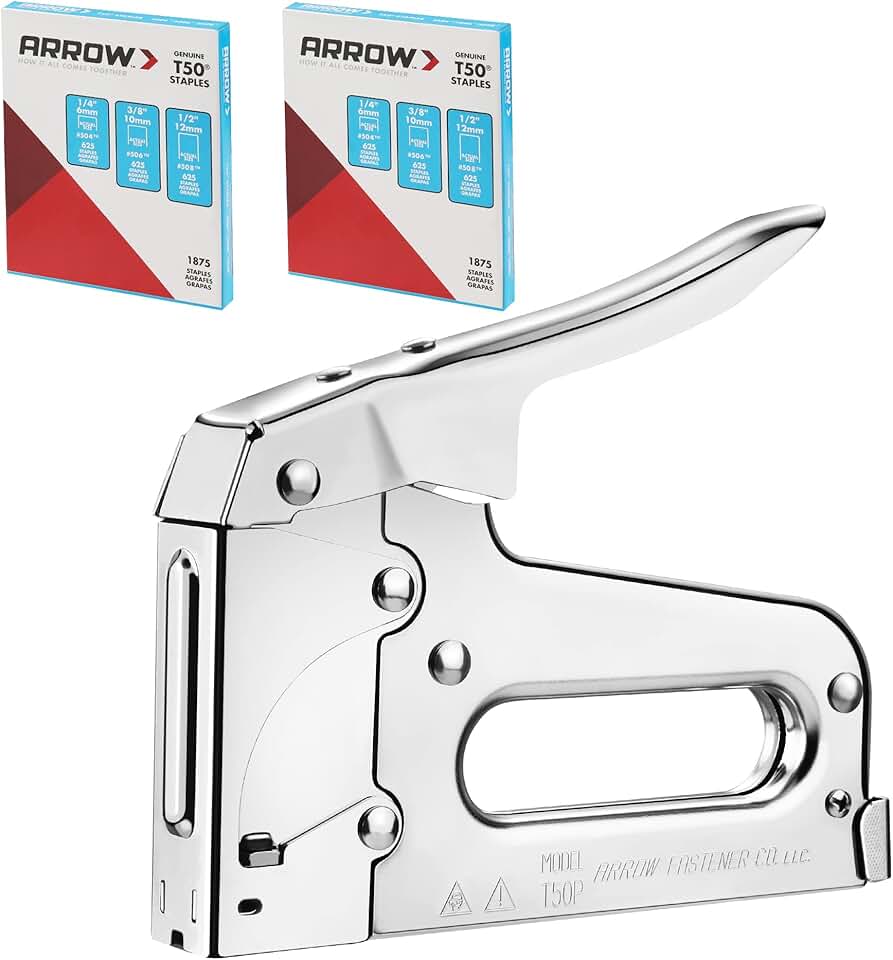 Heavy Duty Staple Gun Kit with Staples for Upholstery