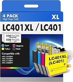 High Yield Ink Cartridges for Brother MFC-J1010DW