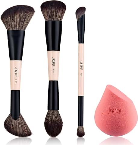 Face Makeup Brush Set with Sponge