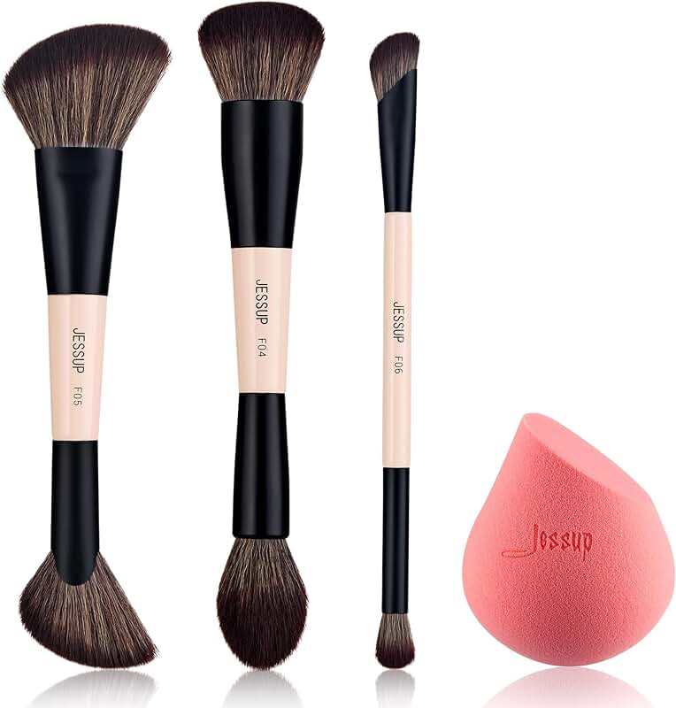 Face Makeup Brush Set with Sponge