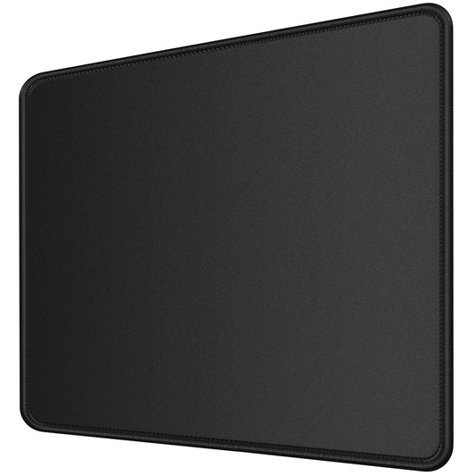 Mouse Pad, 8.5 x 11 inches, black, non-slip rubber base