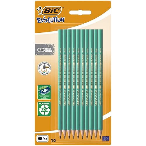 Pack of 10 HB Graphite Pencils