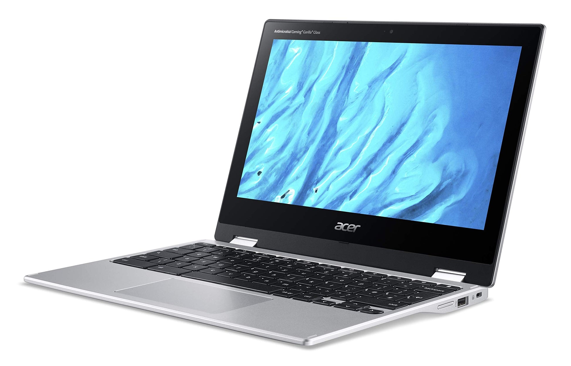 Convertible Chromebook Spin 311, 11.6" HD IPS Touch, MediaTek MT8183 Processor, 4GB RAM, 32GB eMMC, Chrome OS, Silver, CP311-3H-K4S1