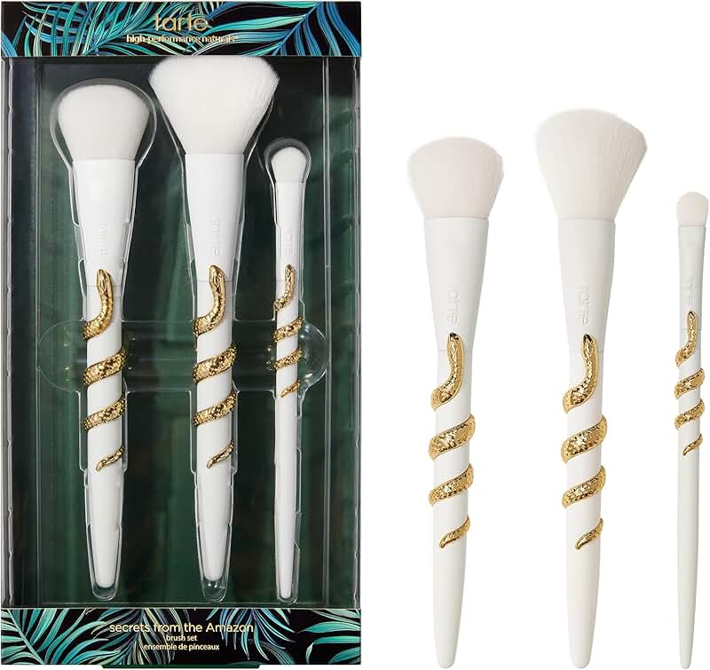 Amazon Brush Set for Cheek, Eyeshadow, and Complexion