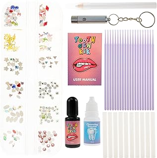 DIY Tooth Gems Kit with Dental Adhesive and Jewelry
