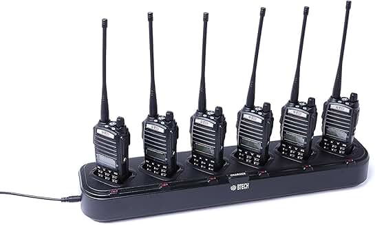6-Way Multi Charger for UV-82 and GMRS Radios