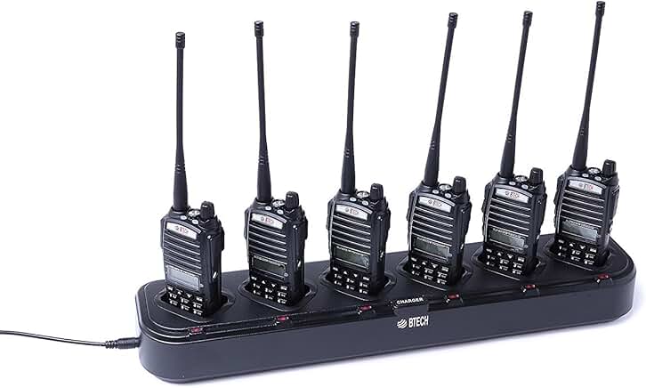 6-Way Multi Charger for UV-82 and GMRS Radios