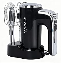 Electric Hand Mixer with LCD Display and Storage