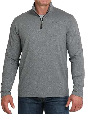Men's Charcoal 1/4 Zip Pullover