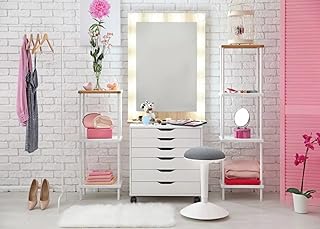 Pink fabric backdrop for makeup and photos
