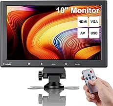 10-Inch Mini Monitor with HDMI, VGA, AV, USB Inputs
