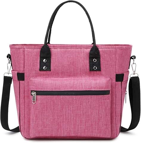 Insulated Water-Resistant Lunch Bag with Shoulder Strap