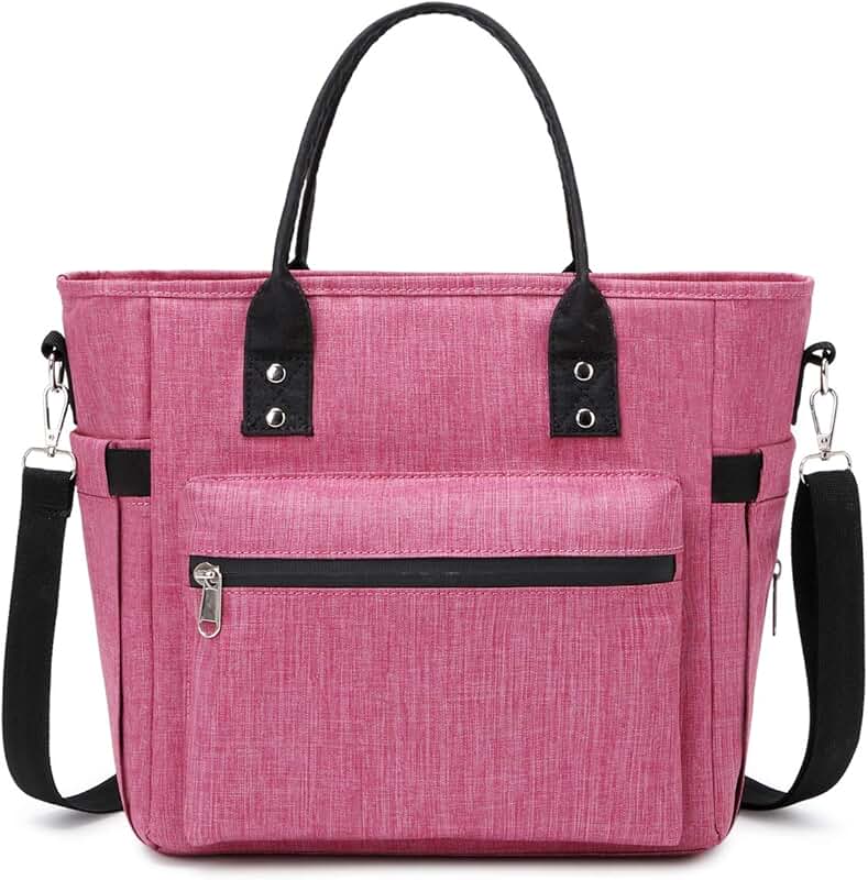 Insulated Water-Resistant Lunch Bag with Shoulder Strap