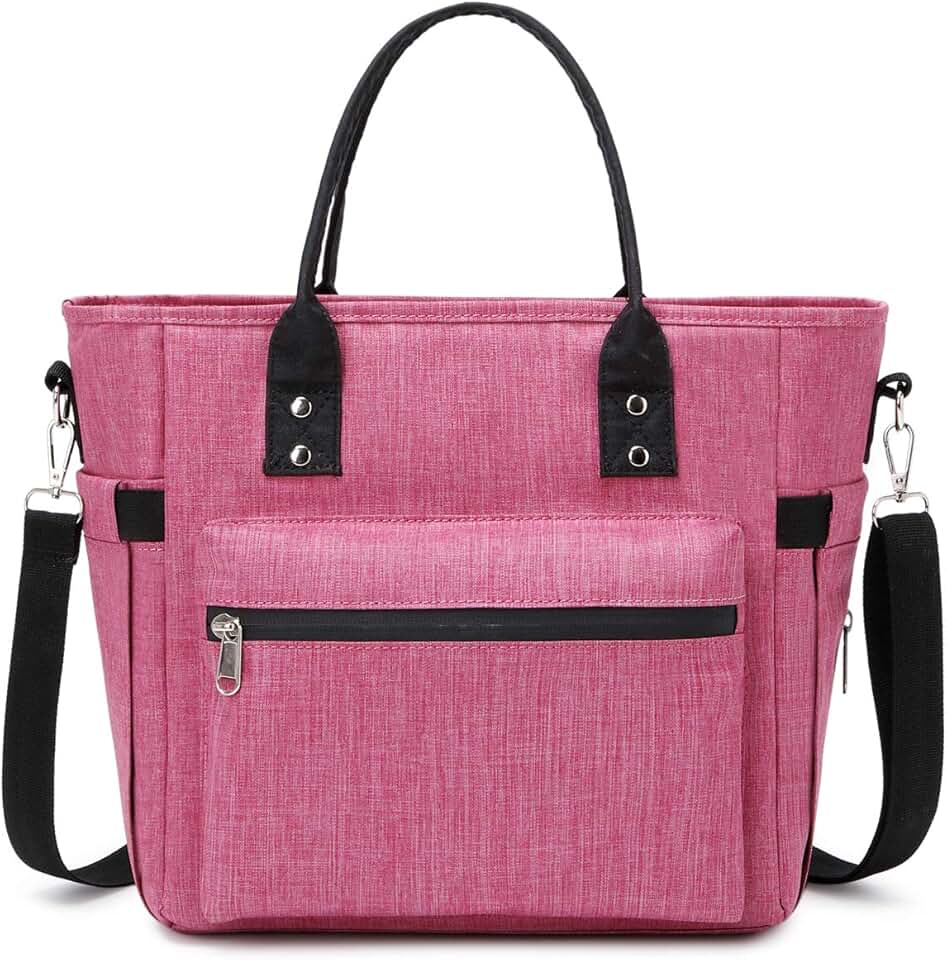 Insulated Water-Resistant Lunch Bag with Shoulder Strap