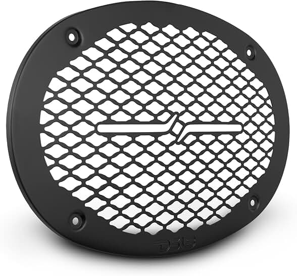 6x9 Inch Metal Speaker Grill with Bolt-On Mount