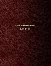 Swimming Pool Maintenance Log Book