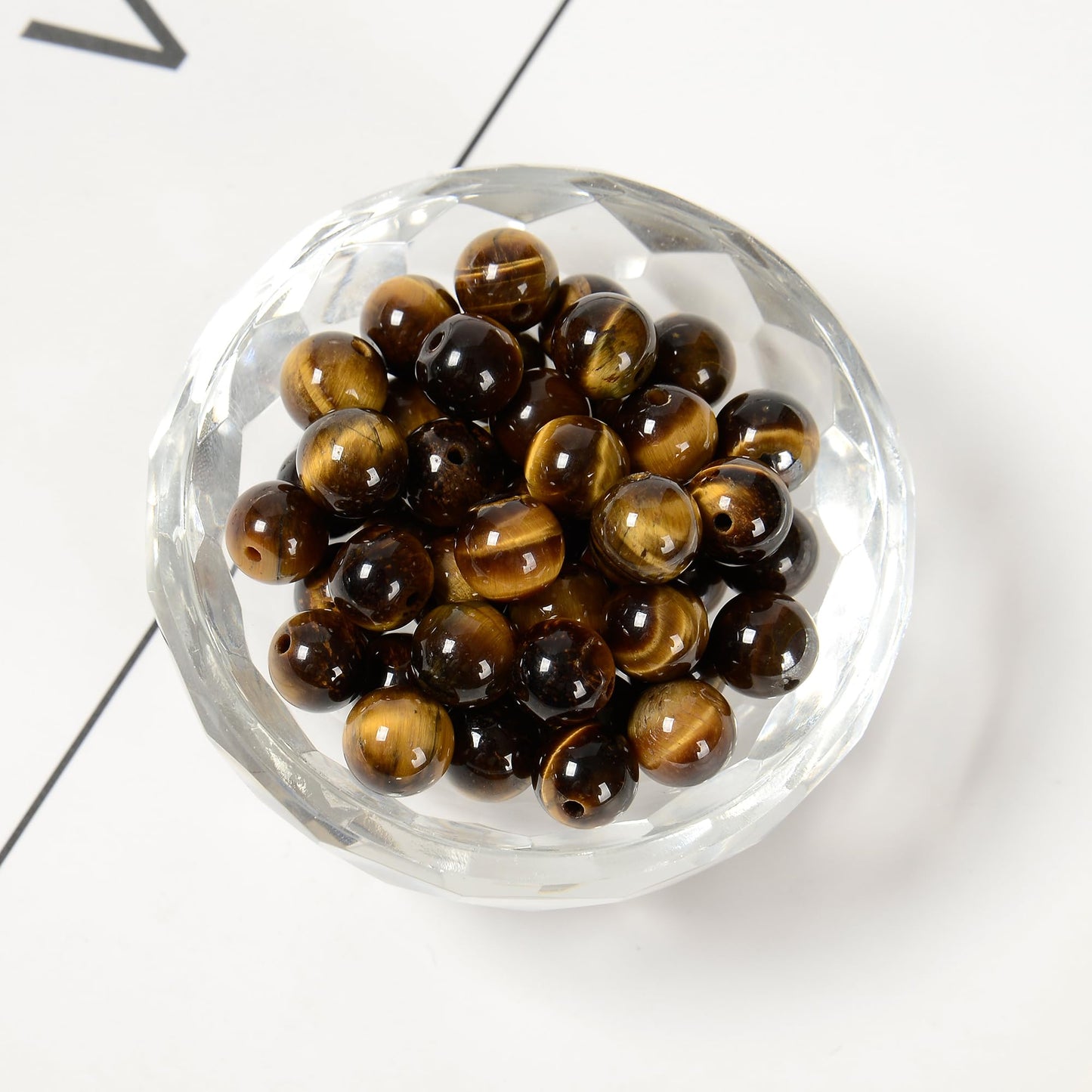 Natural Yellow Tiger Beads for Jewelry Making and Crafts