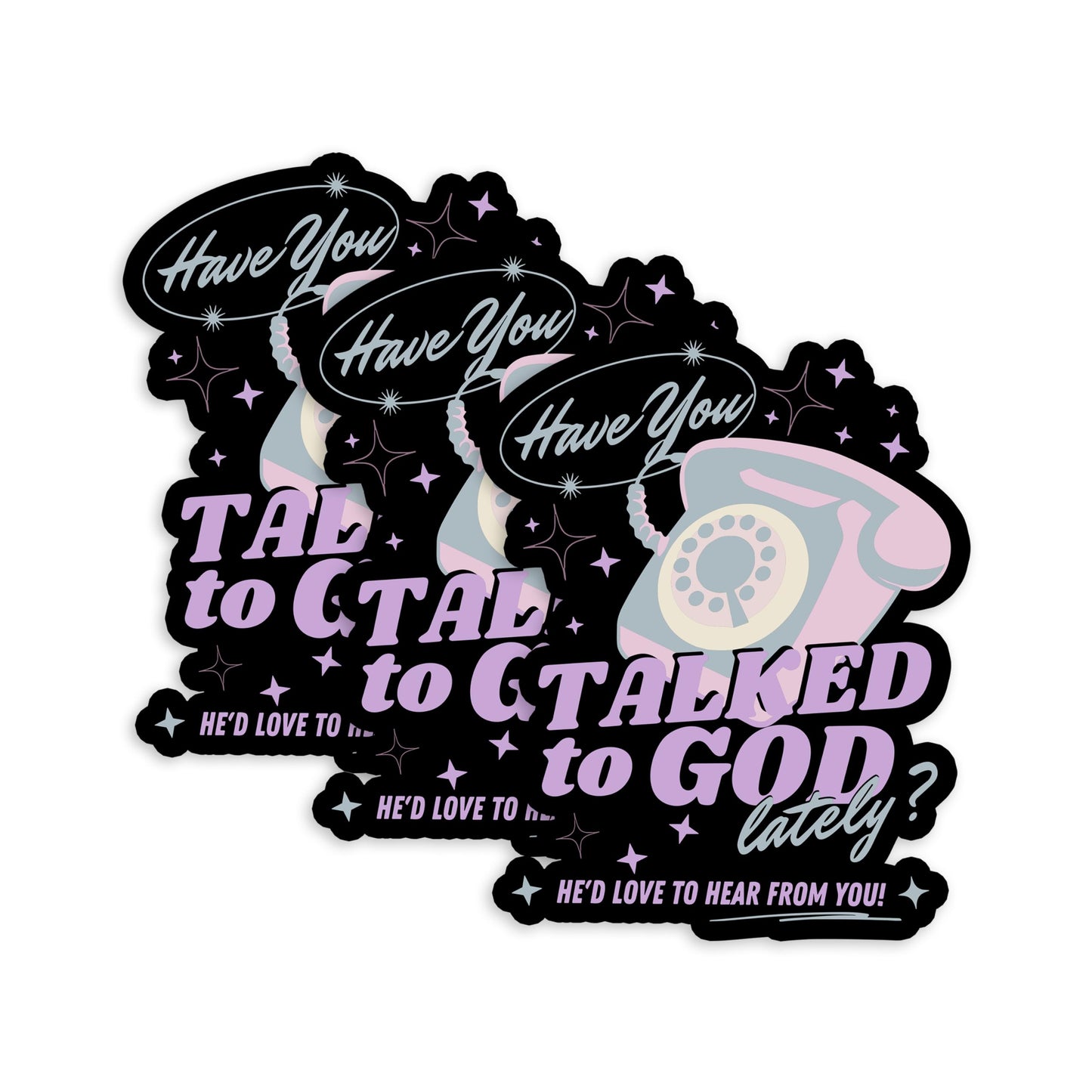 Funny Religious Jesus Sticker Set for Water Bottles and Laptops