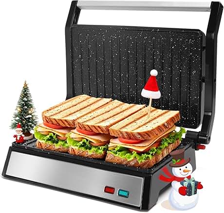 Electric Indoor Grill and Sandwich Maker