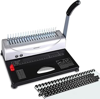 21-Hole Comb Binding Machine for Large Sheets