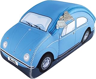 Neoprene Bag for Makeup and Travel in Beetle Design