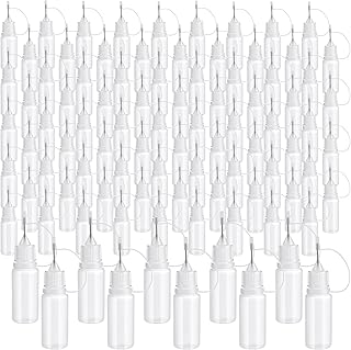 100 Mini Precision Tip Glue Applicator Bottles