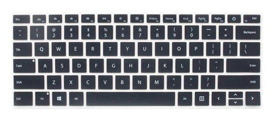 Black keyboard skin for Surface laptops and Book