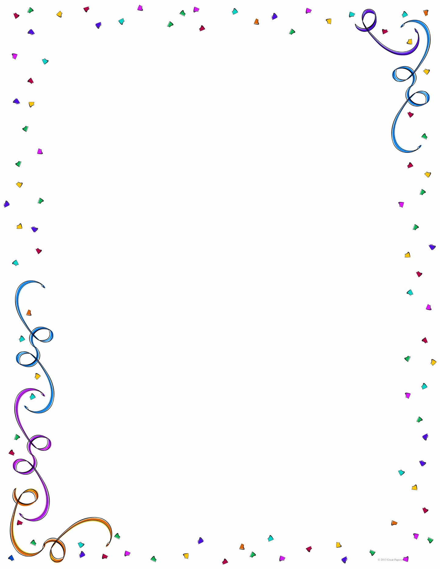 Party Elements Letterhead, 8.5 x 11 inches, 80 sheets