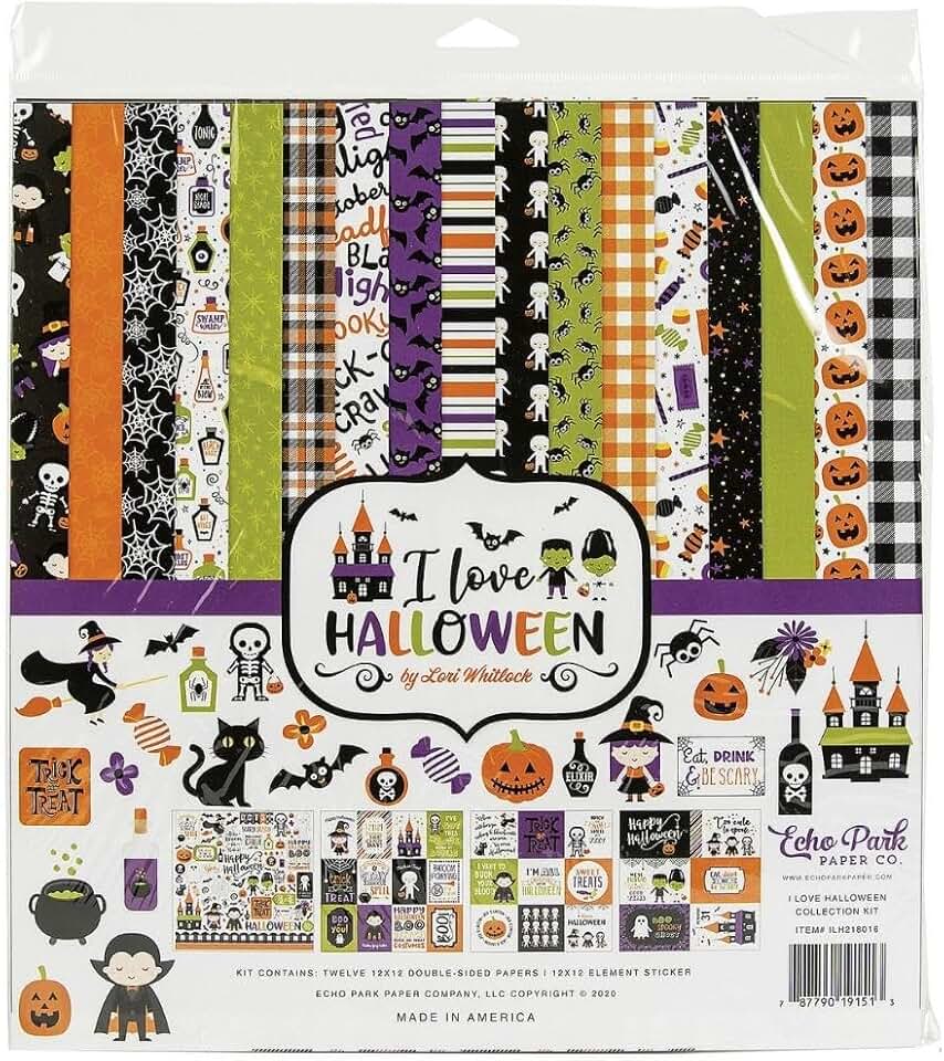 Love Halloween Collection Kit in Orange, Black, Purple, Green