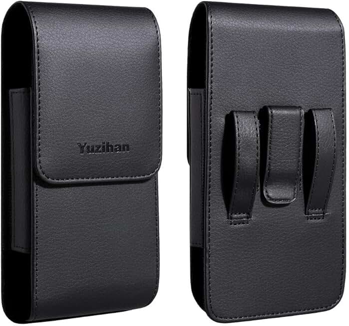 Universal belt holster for large iPhone models with rugged case