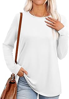 Women's Long Sleeve Round Neck Basic Fall Top