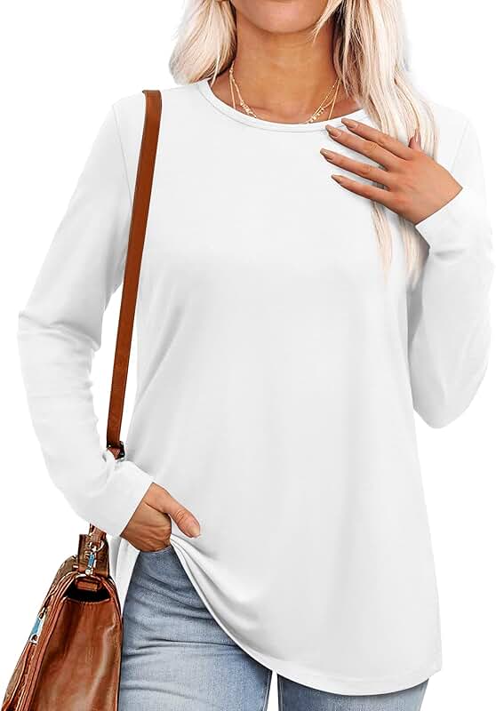 Women's Long Sleeve Round Neck Basic Fall Top
