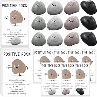 Inspirational Mini Smile Resin Pocket Stone Gift Set