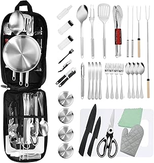 Essential Camping Utensils Set for Outdoor Cooking