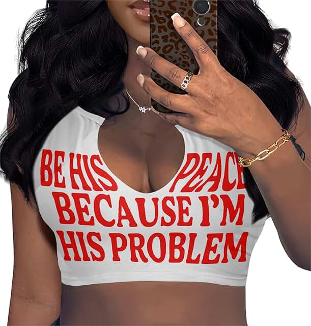 Sexy V-Neck Crop Tank Tops for Women