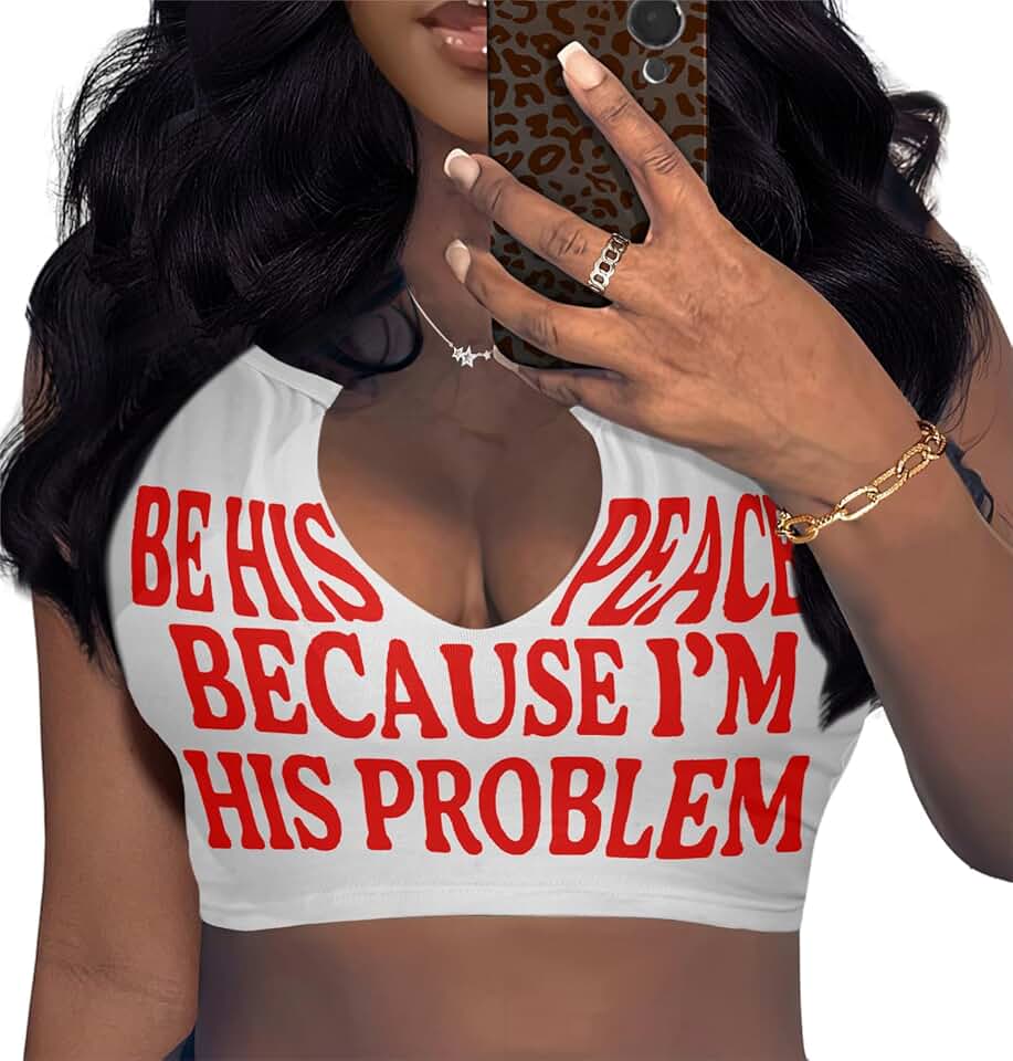 Sexy V-Neck Crop Tank Tops for Women