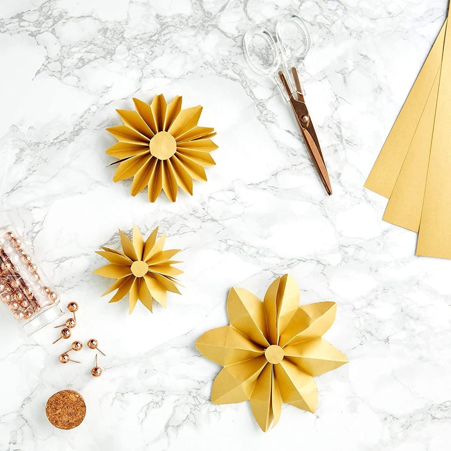 Gold Metallic Shimmer Paper, 8.5 x 11, 96 Sheets