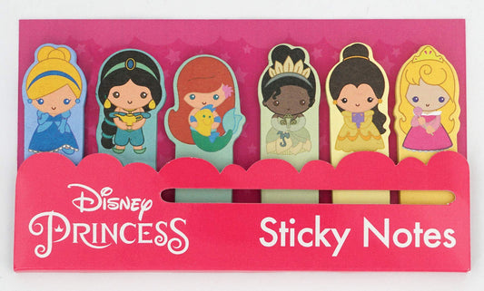 Set of six colorful sticky note tabs