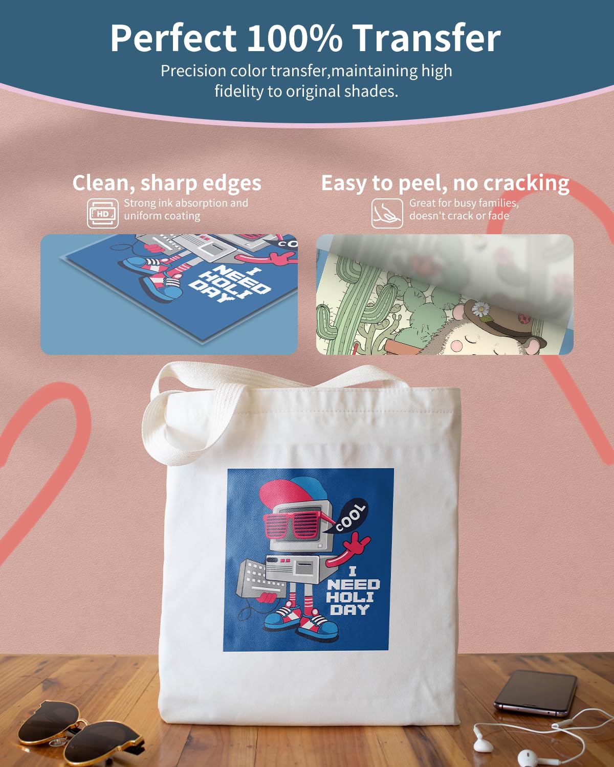 MattePrint T-Shirt Transfer Paper 40 Sheets A4