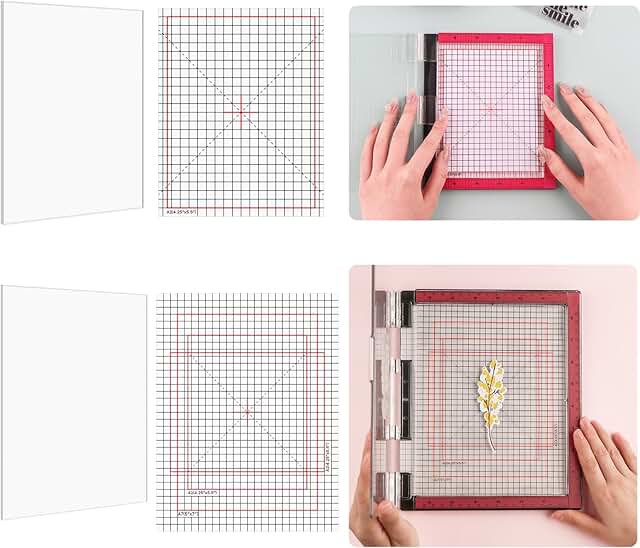Two-Size Photopolymer Grip Mats with Guides for Stenciling and Ink Blending