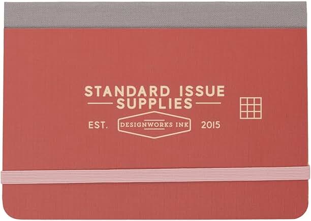 Small grid pocket journal for writing and drawing